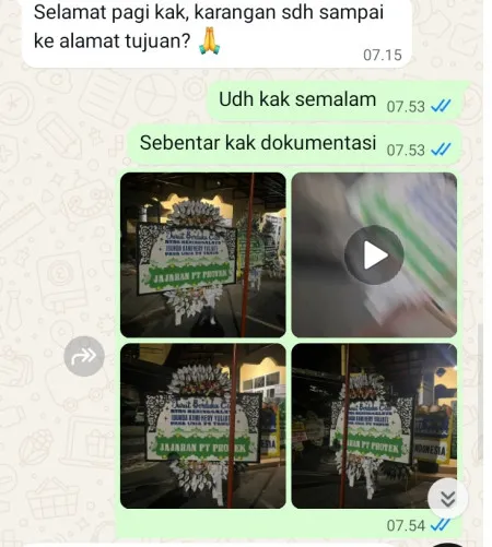Pengiriman Papan Bunga Selamat Borowetan Banyuurip